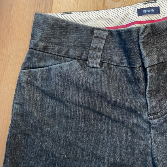 Gap curvy jeans dark wash jr women’s size 1 regular Flare low rise RN 54023 EUC - Picture 6 of 16